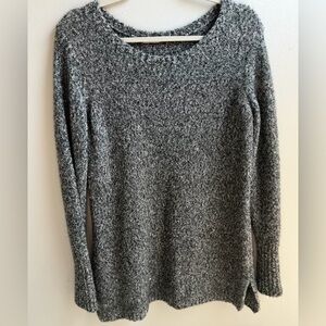 ATHLETA Merino Wool Blend Sweater Gray Black
